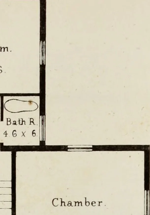 An illustration from The model architect : a series of original designs for cottages, villas, suburban residences, etc., accompanied by explanations, specifications, estimates, and elaborate details : prepared expressly for the use of projectors and artisans throughout the United States, 1852, leaf 144