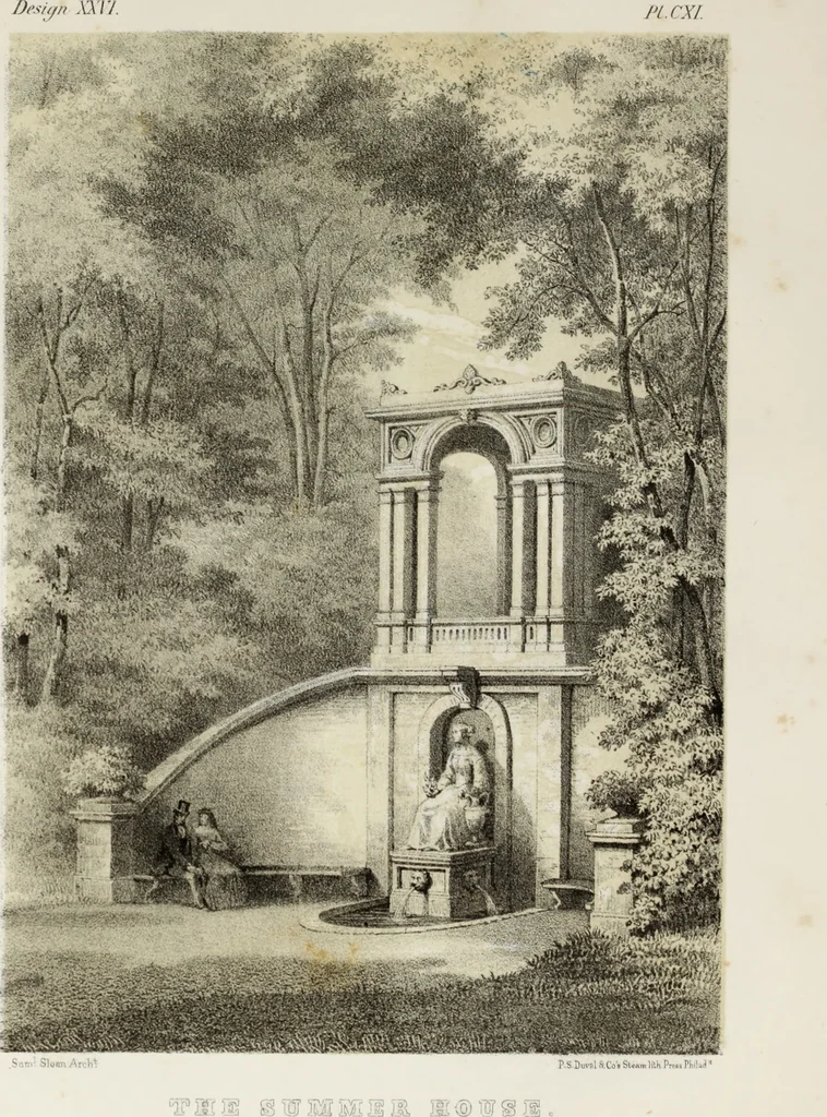 An illustration from The model architect : a series of original designs for cottages, villas, suburban residences, etc., accompanied by explanations, specifications, estimates, and elaborate details : prepared expressly for the use of projectors and artisans throughout the United States, 1852, leaf 276