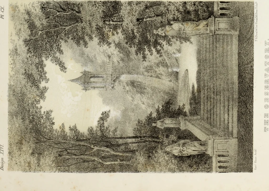 An illustration from The model architect : a series of original designs for cottages, villas, suburban residences, etc., accompanied by explanations, specifications, estimates, and elaborate details : prepared expressly for the use of projectors and artisans throughout the United States, 1852, leaf 276