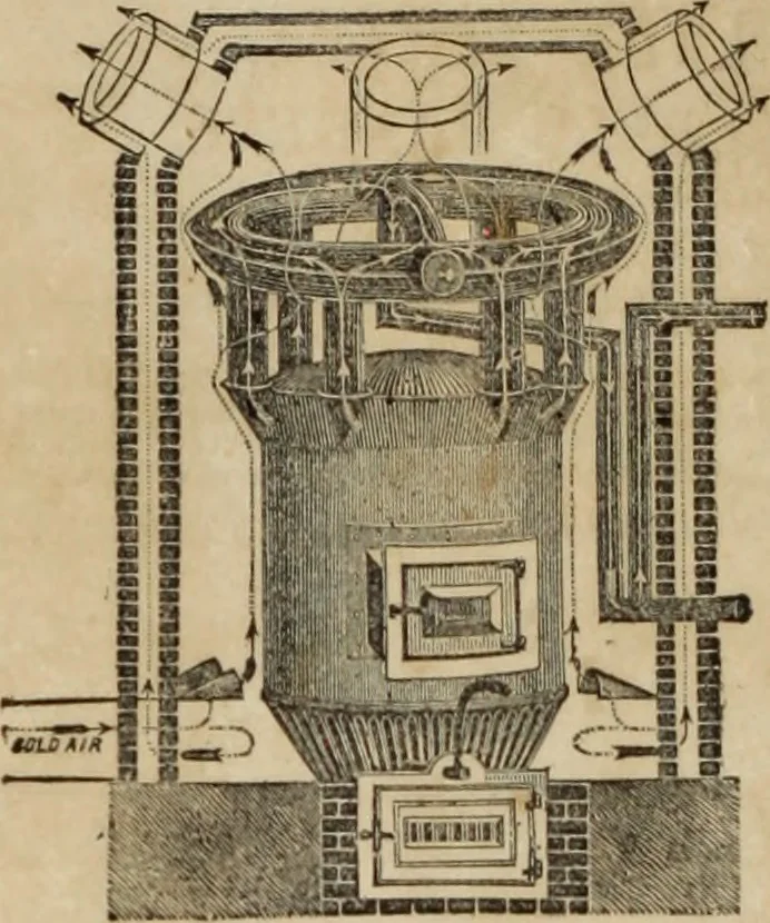 An illustration from The model architect : a series of original designs for cottages, villas, suburban residences, etc., accompanied by explanations, specifications, estimates, and elaborate details : prepared expressly for the use of projectors and artisans throughout the United States, 1852, leaf 285