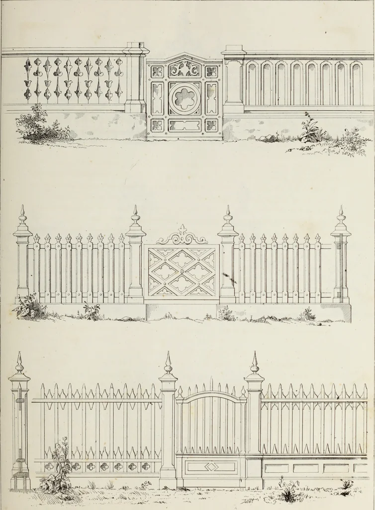 An illustration from The model architect : a series of original designs for cottages, villas, suburban residences, etc., accompanied by explanations, specifications, estimates, and elaborate details : prepared expressly for the use of projectors and artisans throughout the United States, 1852, leaf 112