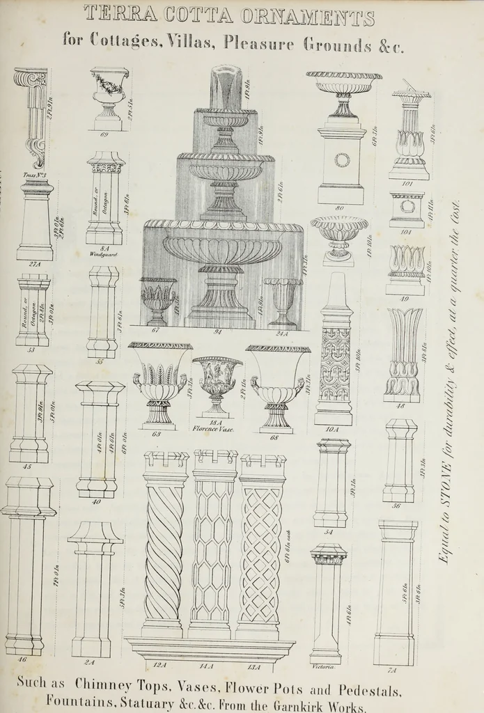 An illustration from The model architect : a series of original designs for cottages, villas, suburban residences, etc., accompanied by explanations, specifications, estimates, and elaborate details : prepared expressly for the use of projectors and artisans throughout the United States, 1852, leaf 216