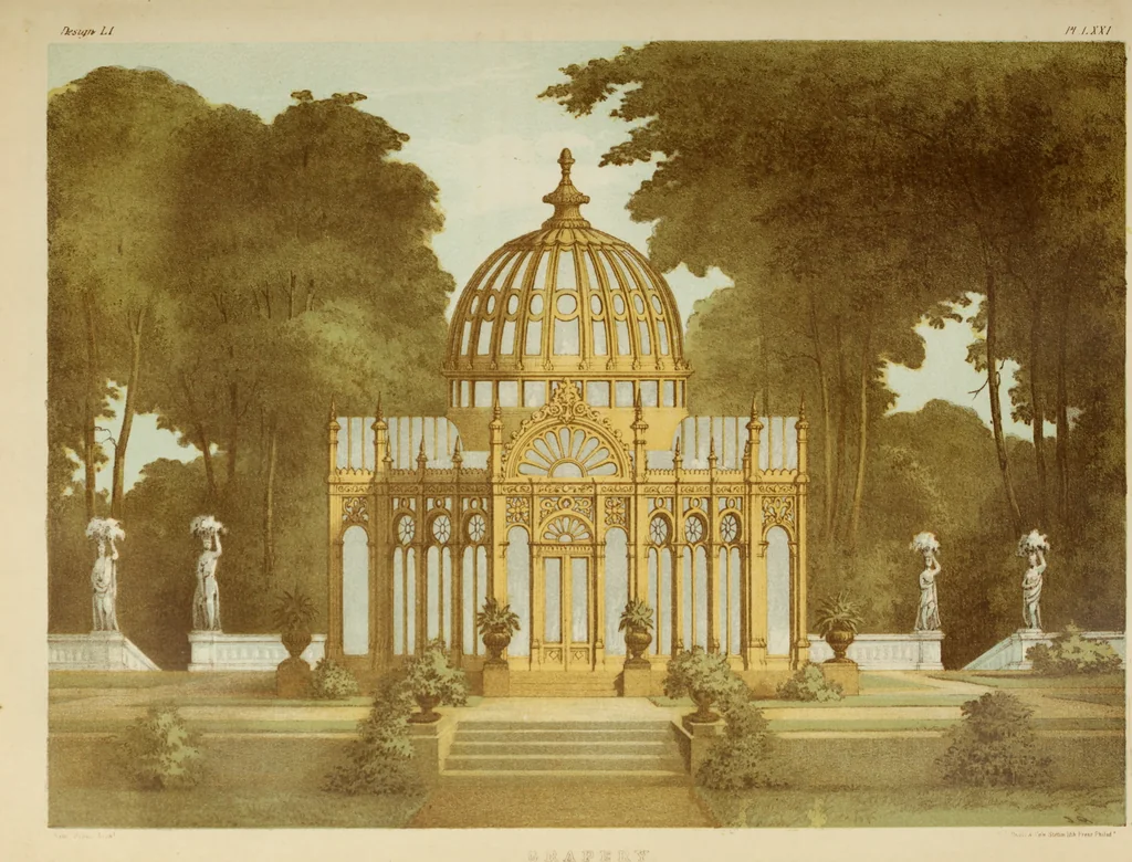 An illustration from The model architect : a series of original designs for cottages, villas, suburban residences, etc., accompanied by explanations, specifications, estimates, and elaborate details : prepared expressly for the use of projectors and artisans throughout the United States, 1852, leaf 222