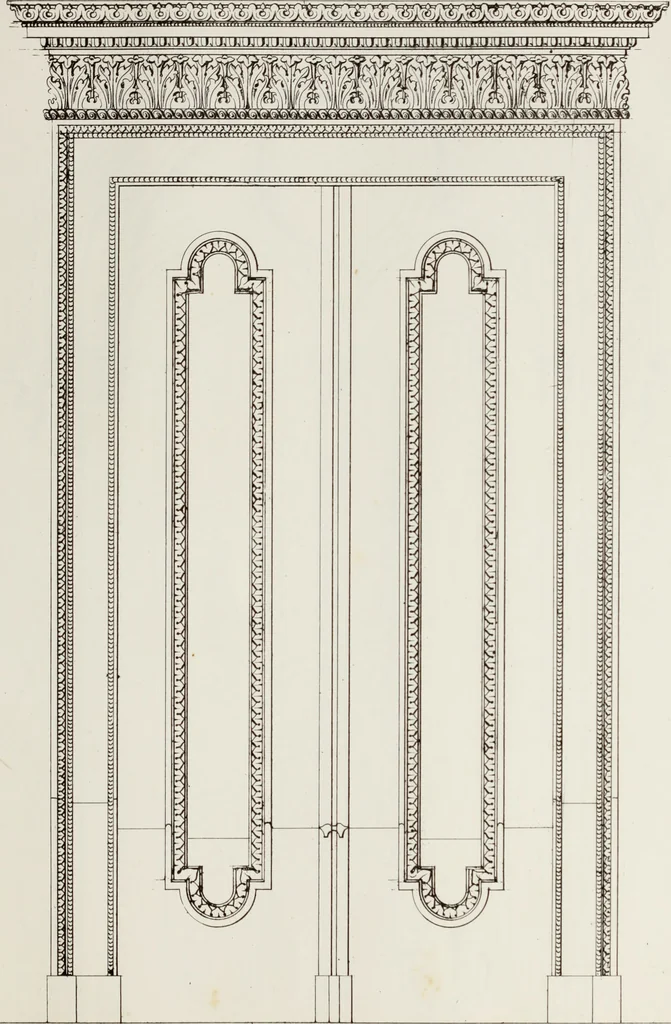 An illustration from The model architect : a series of original designs for cottages, villas, suburban residences, etc., accompanied by explanations, specifications, estimates, and elaborate details : prepared expressly for the use of projectors and artisans throughout the United States, 1852, leaf 280