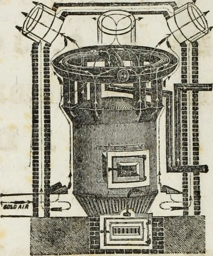 An illustration from The model architect : a series of original designs for cottages, villas, suburban residences, etc., accompanied by explanations, specifications, estimates, and elaborate details : prepared expressly for the use of projectors and artisans throughout the United States, 1852, leaf 297