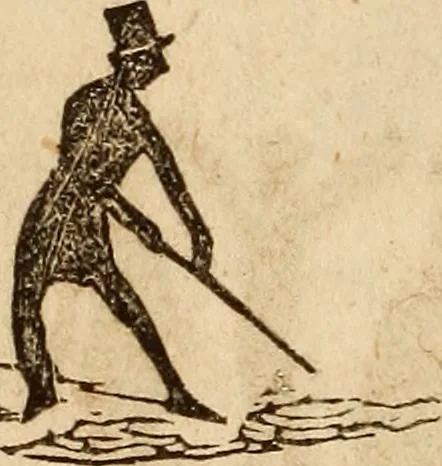 An illustration from The model book of dreams, fortune teller, and epitome of parlor entertainments, 1864, leaf 159