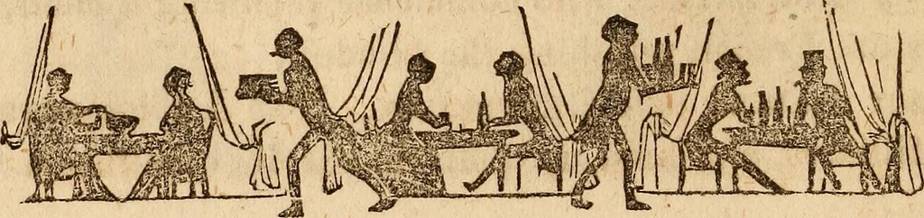 An illustration from The model book of dreams, fortune teller, and epitome of parlor entertainments, 1864, leaf 161