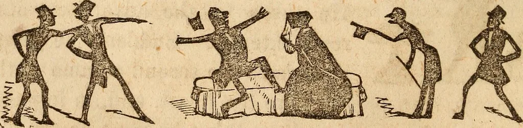 An illustration from The model book of dreams, fortune teller, and epitome of parlor entertainments, 1864, leaf 163