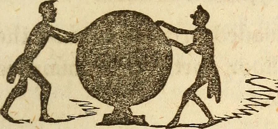 An illustration from The model book of dreams, fortune teller, and epitome of parlor entertainments, 1864, leaf 168