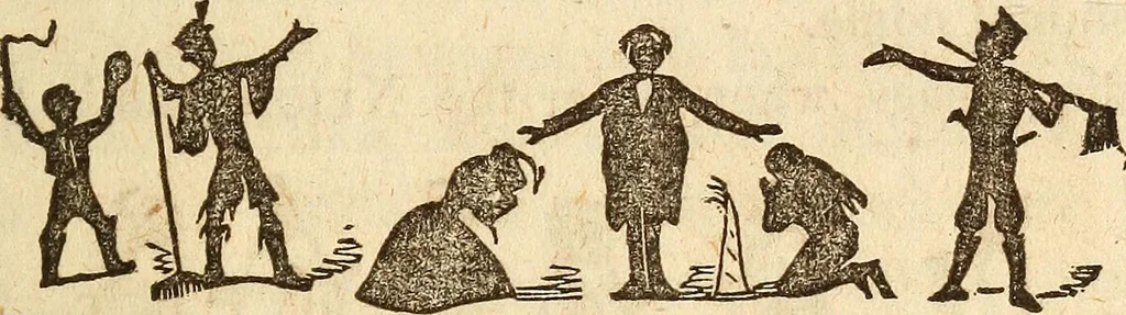 An illustration from The model book of dreams, fortune teller, and epitome of parlor entertainments, 1864, leaf 170