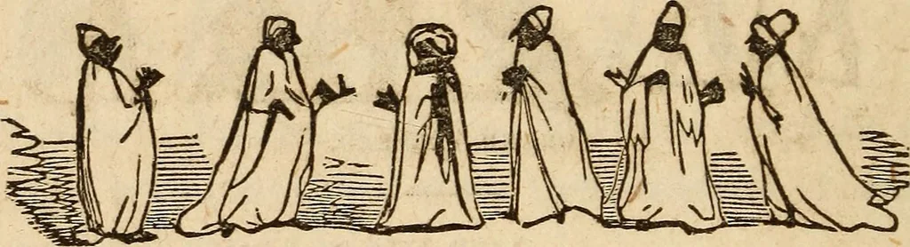 An illustration from The model book of dreams, fortune teller, and epitome of parlor entertainments, 1864, leaf 171