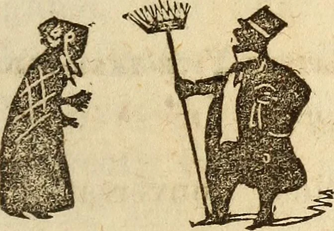 An illustration from The model book of dreams, fortune teller, and epitome of parlor entertainments, 1864, leaf 172