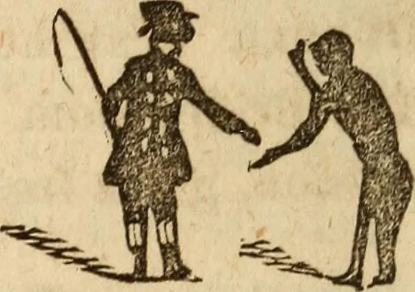 An illustration from The model book of dreams, fortune teller, and epitome of parlor entertainments, 1864, leaf 173