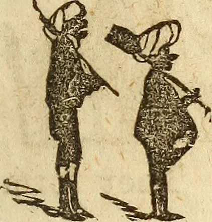 An illustration from The model book of dreams, fortune teller, and epitome of parlor entertainments, 1864, leaf 182