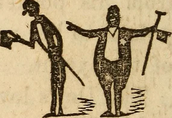 An illustration from The model book of dreams, fortune teller, and epitome of parlor entertainments, 1864, leaf 183