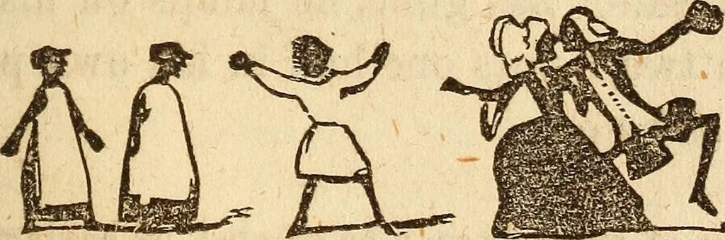 An illustration from The model book of dreams, fortune teller, and epitome of parlor entertainments, 1864, leaf 186