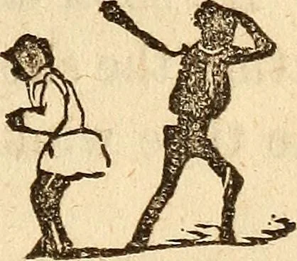 An illustration from The model book of dreams, fortune teller, and epitome of parlor entertainments, 1864, leaf 186