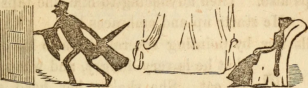 An illustration from The model book of dreams, fortune teller, and epitome of parlor entertainments, 1864, leaf 192