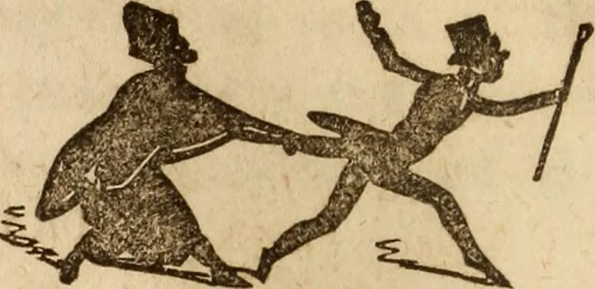 An illustration from The model book of dreams, fortune teller, and epitome of parlor entertainments, 1864, leaf 197