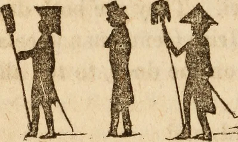 An illustration from The model book of dreams, fortune teller, and epitome of parlor entertainments, 1864, leaf 197