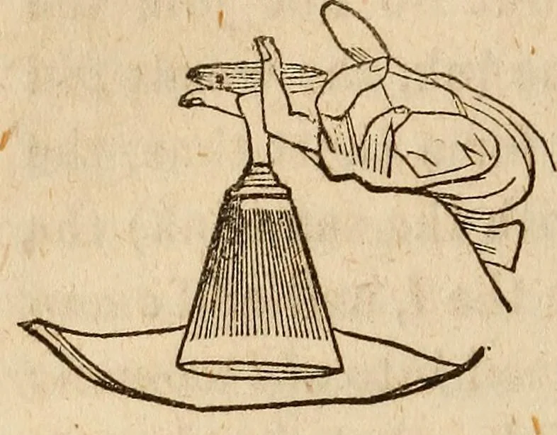 An illustration from The model book of dreams, fortune teller, and epitome of parlor entertainments, 1864, leaf 245