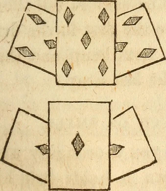 An illustration from The model book of dreams, fortune teller, and epitome of parlor entertainments, 1864, leaf 266