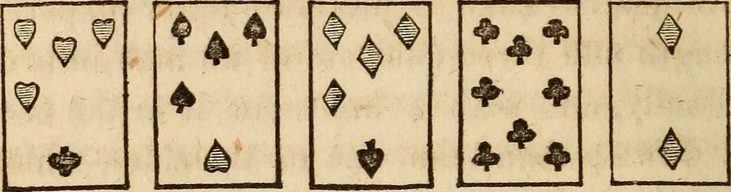 An illustration from The model book of dreams, fortune teller, and epitome of parlor entertainments, 1864, leaf 271