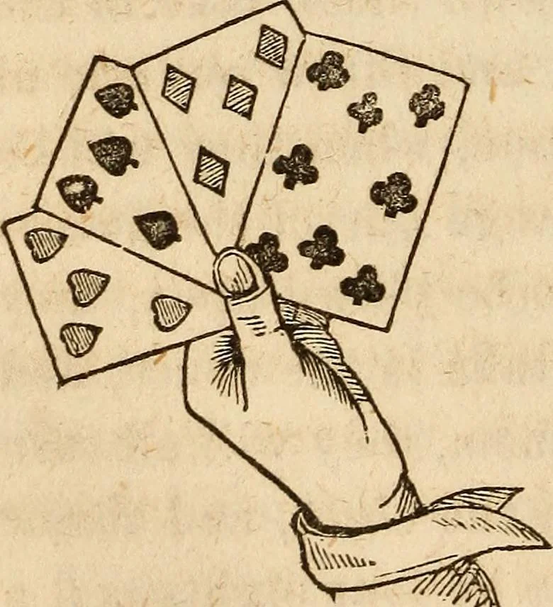 An illustration from The model book of dreams, fortune teller, and epitome of parlor entertainments, 1864, leaf 271