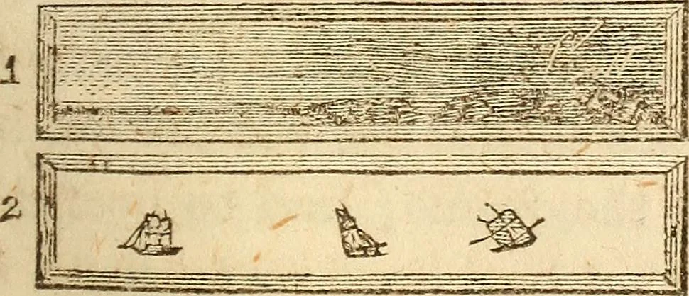 An illustration from The model book of dreams, fortune teller, and epitome of parlor entertainments, 1864, leaf 296