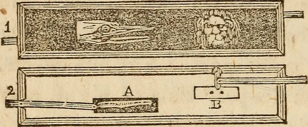 An illustration from The model book of dreams, fortune teller, and epitome of parlor entertainments, 1864, leaf 297