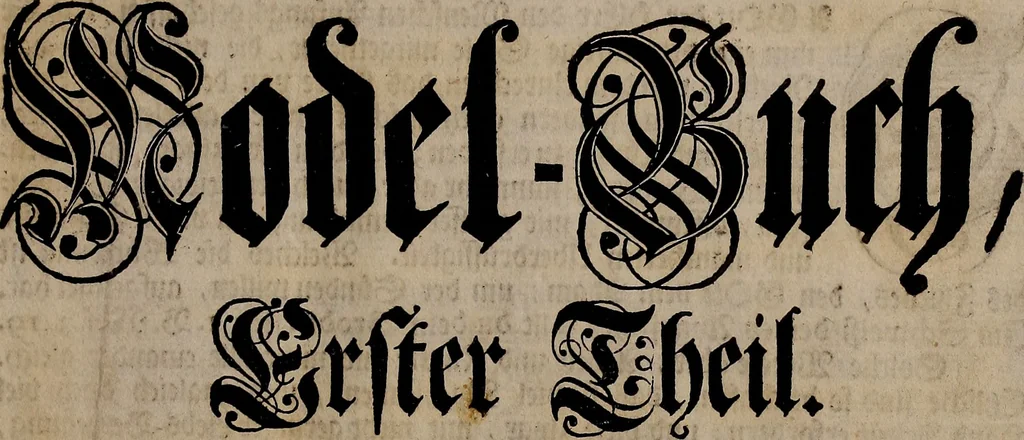 An illustration from [Model Buch : Teil 1.-2, 1728, leaf 6