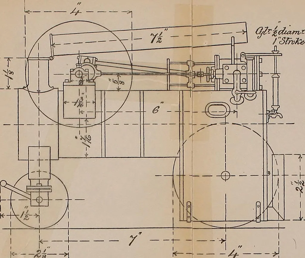 An illustration from Model engine construction, with practical instructions to artificers and amateurs, 1894, leaf 390