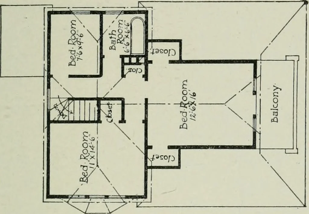 An illustration from Model houses for little money, 1904, leaf 114