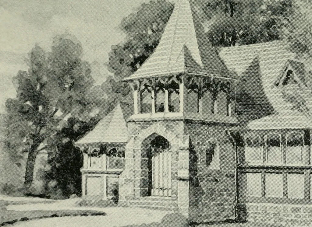 An illustration from Model houses for little money, 1904, leaf 128