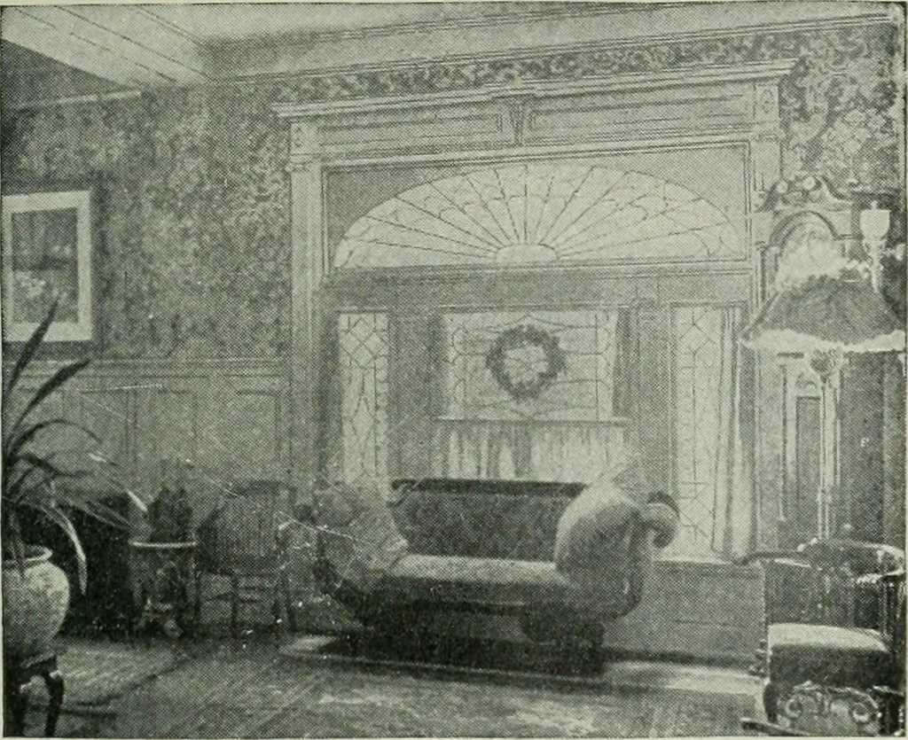 An illustration from Model houses for little money, 1904, leaf 176