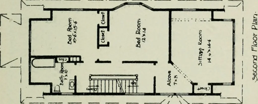 An illustration from Model houses for little money, 1904, leaf 46
