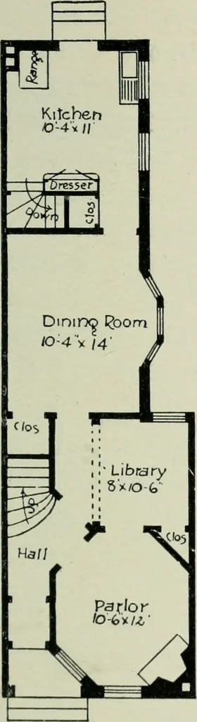An illustration from Model houses for little money, 1904, leaf 62