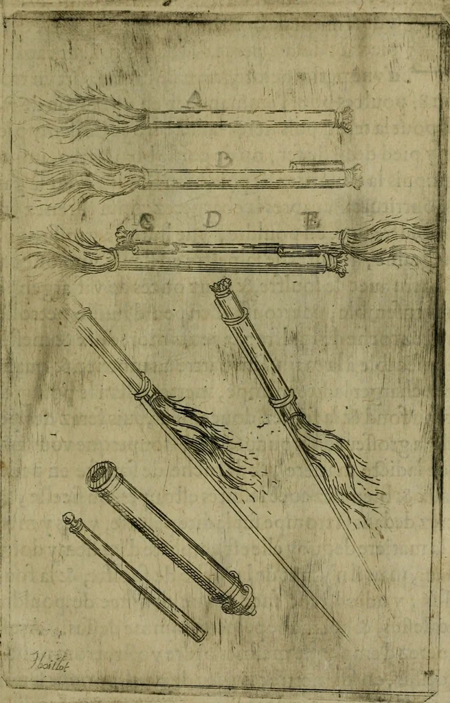 An illustration from Modelles, artifices de fev, et divers instrvmes de gverre : avec les moyes de s'en prevaloir : pour assieger, battre, surprendre, et deffendre toutes places : vtiles et necessaires a touvs cevx qvi fond profession des armes, 1598, leaf 162