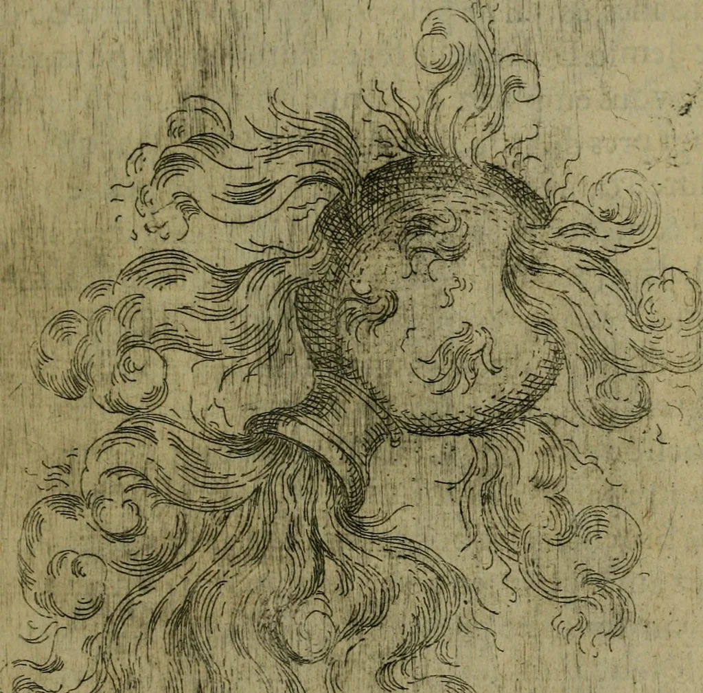 An illustration from Modelles, artifices de fev, et divers instrvmes de gverre : avec les moyes de s'en prevaloir : pour assieger, battre, surprendre, et deffendre toutes places : vtiles et necessaires a touvs cevx qvi fond profession des armes, 1598, leaf 172