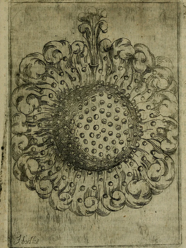 An illustration from Modelles, artifices de fev, et divers instrvmes de gverre : avec les moyes de s'en prevaloir : pour assieger, battre, surprendre, et deffendre toutes places : vtiles et necessaires a touvs cevx qvi fond profession des armes, 1598, leaf 182