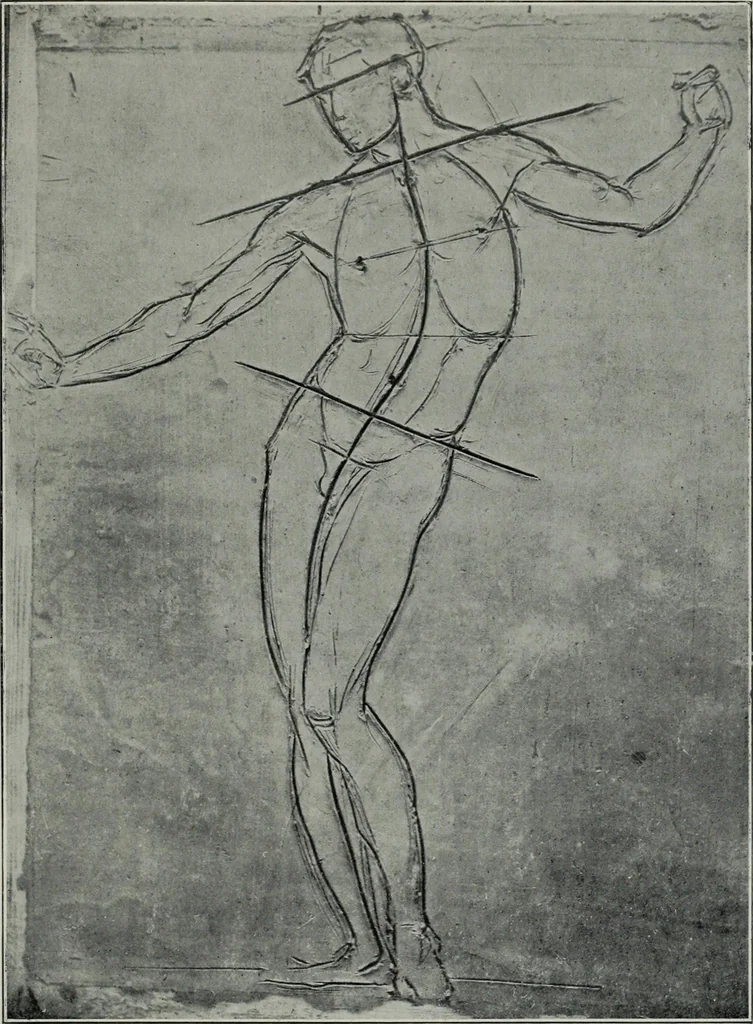 An illustration from Modelling; a guide for teachers and students, 1902, leaf 30