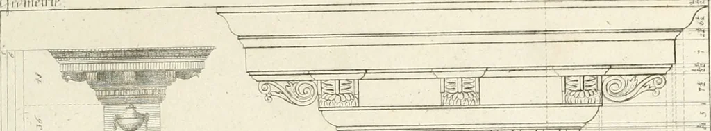 An illustration from Modell- und Zeichnungsbuch für Ebenisten, Tischer, Tapezirer und Stuhlmacher : und sonst für jeden Liebhaber des guten Geschmacks bey Möblirung und Einrichtung der Putz- und Prachtzimmer, 1794, leaf 318