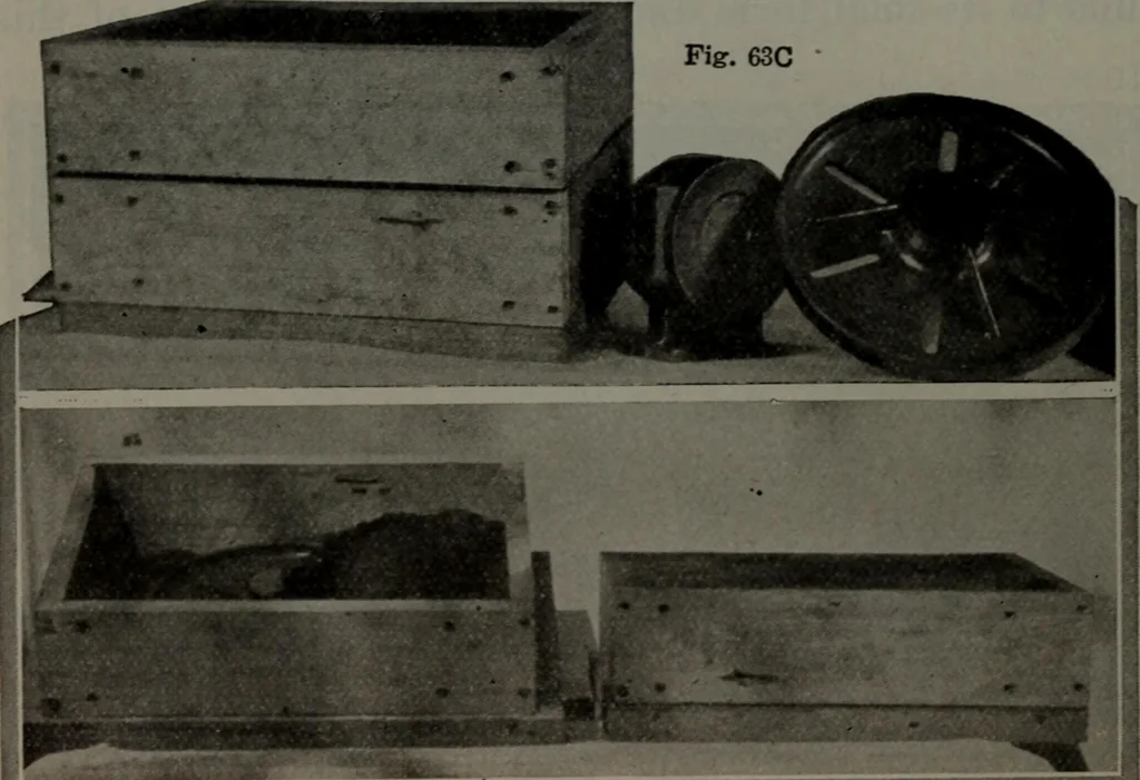 An illustration from Model making; including workshop practice, design and construction of models, a practical treatise for the amateur and professional mechanic .., 1919, leaf 105