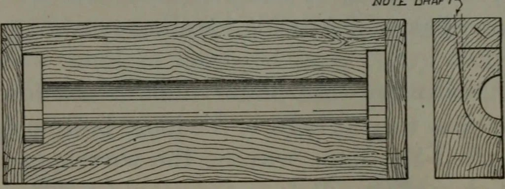 An illustration from Model making; including workshop practice, design and construction of models, a practical treatise for the amateur and professional mechanic .., 1919, leaf 123