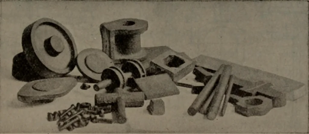 An illustration from Model making; including workshop practice, design and construction of models, a practical treatise for the amateur and professional mechanic .., 1919, leaf 140