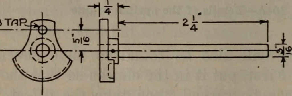 An illustration from Model making; including workshop practice, design and construction of models, a practical treatise for the amateur and professional mechanic .., 1919, leaf 153