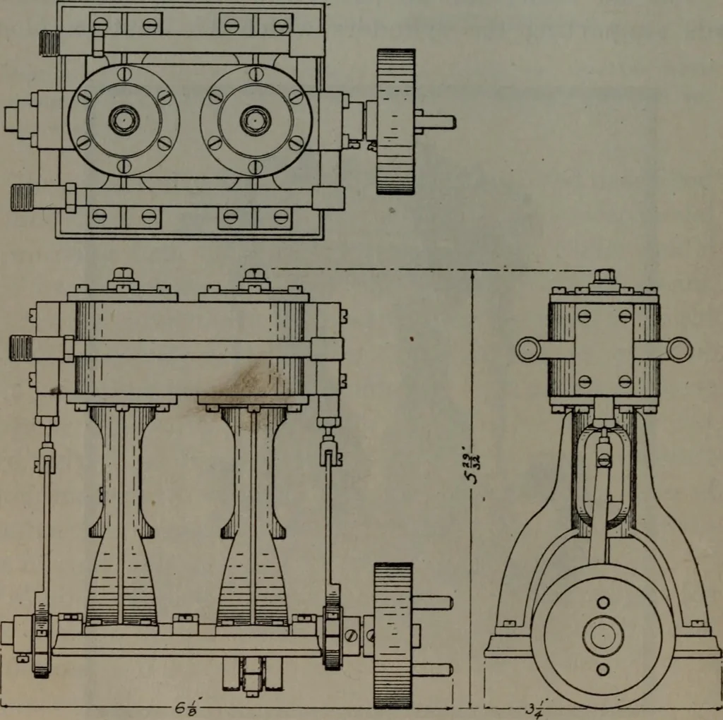 An illustration from Model making; including workshop practice, design and construction of models, a practical treatise for the amateur and professional mechanic .., 1919, leaf 157