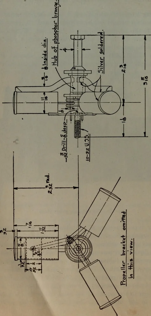 An illustration from Model making; including workshop practice, design and construction of models, a practical treatise for the amateur and professional mechanic .., 1919, leaf 193