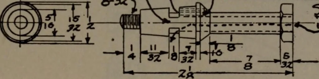 An illustration from Model making; including workshop practice, design and construction of models, a practical treatise for the amateur and professional mechanic .., 1919, leaf 196