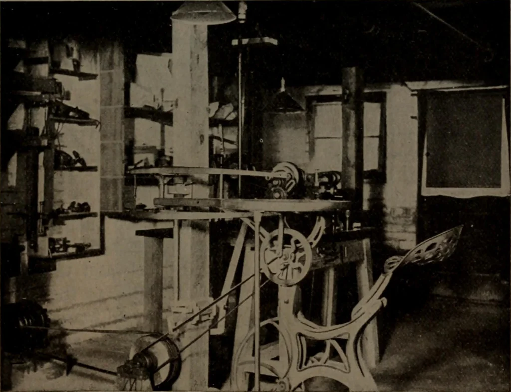 An illustration from Model making; including workshop practice, design and construction of models, a practical treatise for the amateur and professional mechanic .., 1919, leaf 20